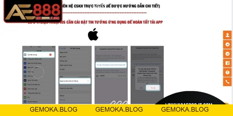 Tải App AE888 Về Thiết Bị điện Tử Siêu Nhanh Và Dễ Dàng - gemoka