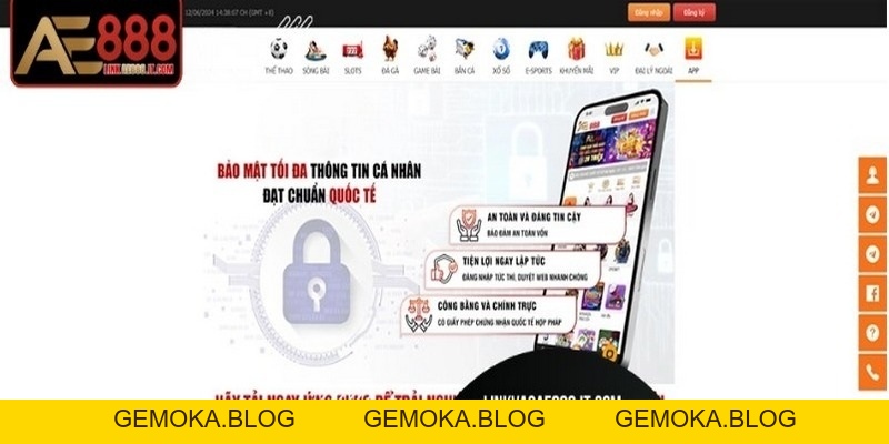 Tải App AE888 Về Thiết Bị điện Tử Siêu Nhanh Và Dễ Dàng - gemoka