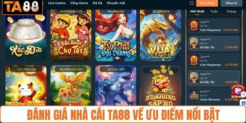 Đánh Giá Nhà Cái TA88 - Nhà Cái Uy Tín Hàng Đầu Châu Á 2026 - gemoka