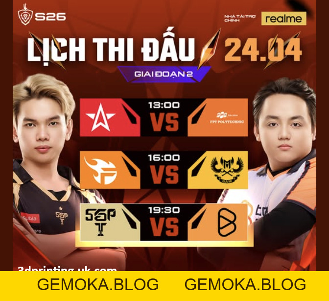 LỊCH ĐẤU TRƯỜNG DANH VỌNG MÙA XUÂN NGÀY 24/04/2026 - gemoka LỊCH ĐẤU TRƯỜNG DANH VỌNG MÙA XUÂN NGÀY 24/04/2026 - gemoka